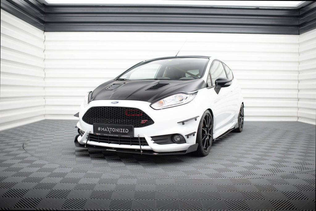 Maxton Design Splitter delantero Racing V.2 para Ford Fiesta ST Mk7 Facelift - imagen 2