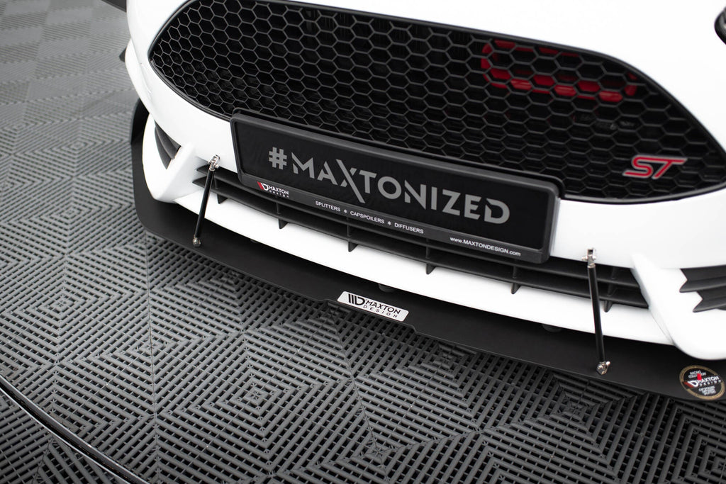 Maxton Design Splitter delantero Racing V.2 para Ford Fiesta ST Mk7 Facelift - imagen 3