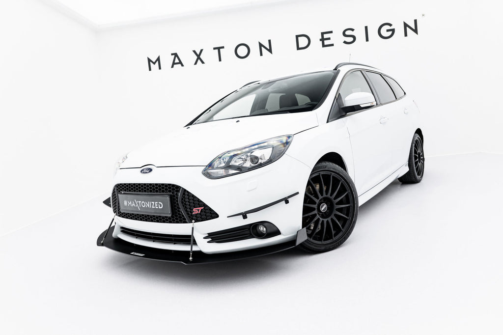 Maxton Design Racing Front Splitter V.2 para Ford Focus ST Mk3 - imagen 1