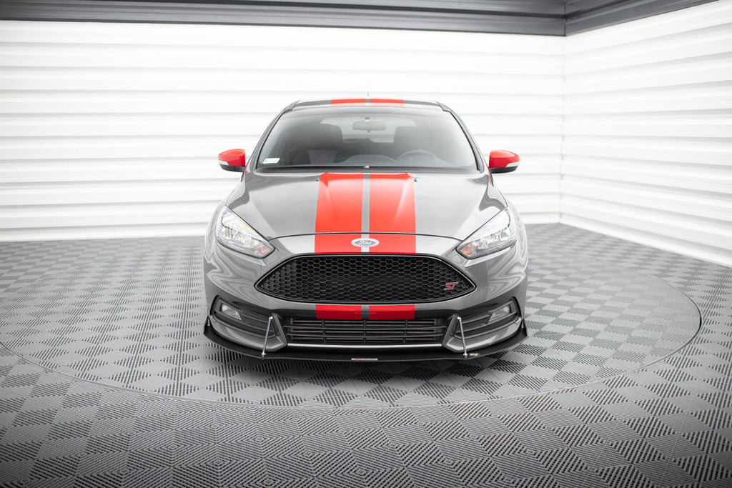 Maxton Design Racing Front Splitter V.2 para Ford Focus ST Mk3 Facelift - imagen 1