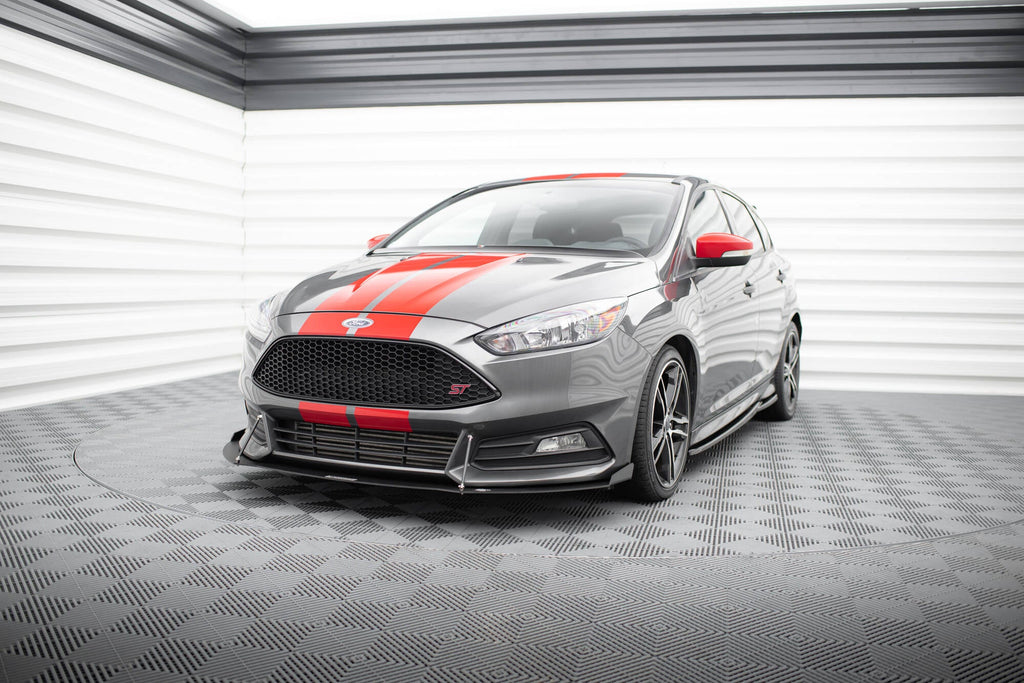 Maxton Design Racing Front Splitter V.2 para Ford Focus ST Mk3 Facelift - imagen 2