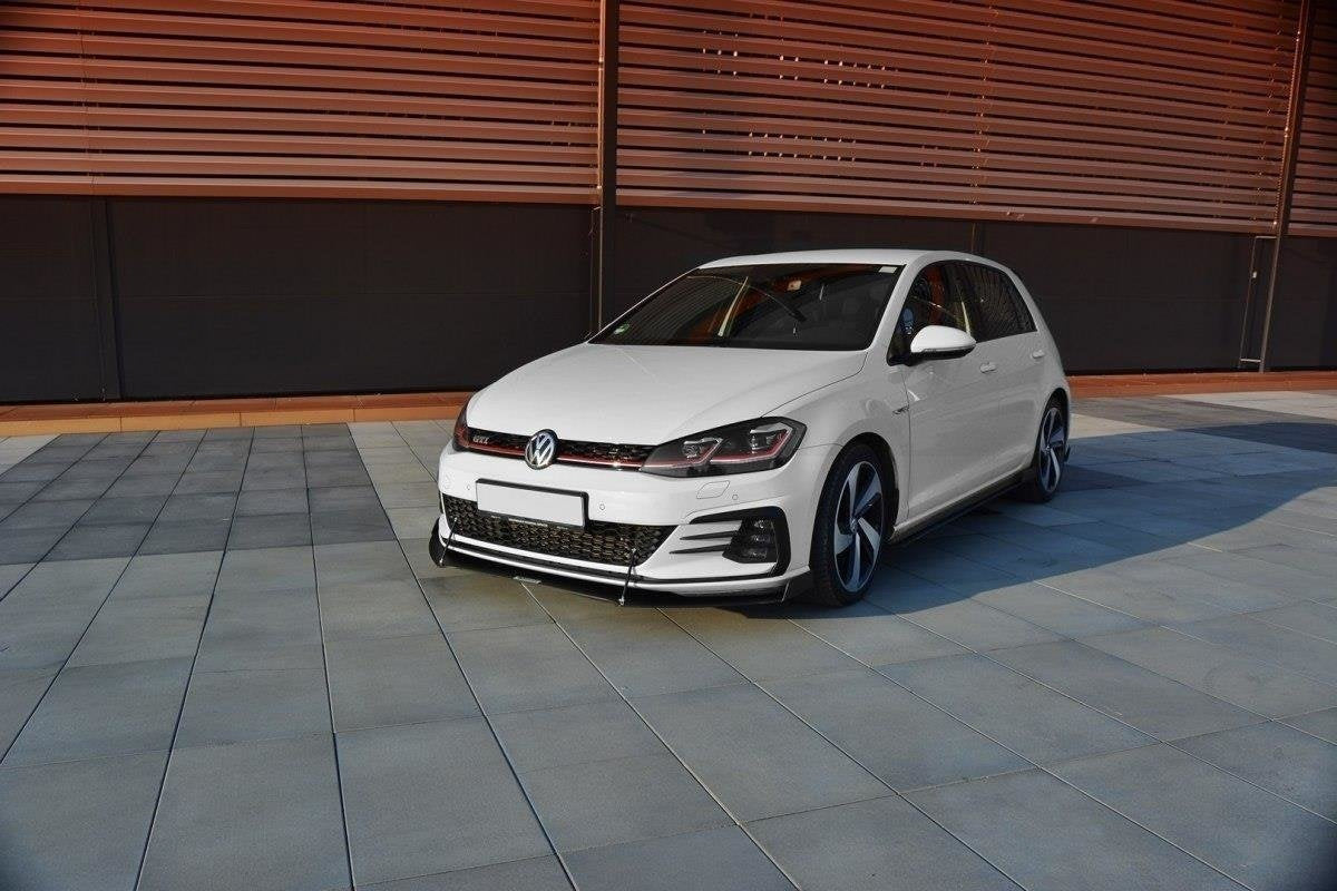 Maxton Design Front Racing Splitter V.2 para Volkswagen Golf GTI / GTD Mk7 Facelift - imagen 1