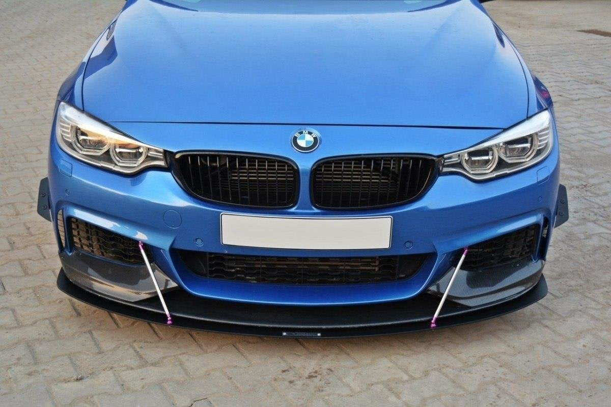 Maxton Design Front Racing Splitter V.3 para BMW 4 Coupe / Gran Coupe / Cabrio M-Pack F32 / F36 / F33 - imagen 1