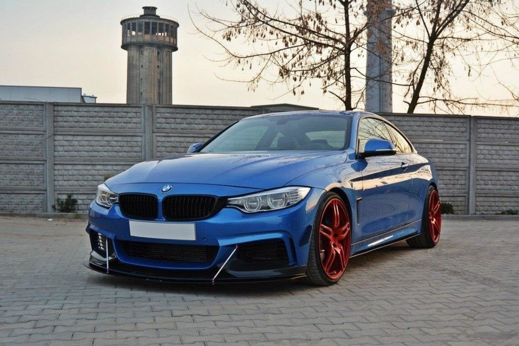 Maxton Design Front Racing Splitter V.3 para BMW 4 Coupe / Gran Coupe / Cabrio M-Pack F32 / F36 / F33 - imagen 2