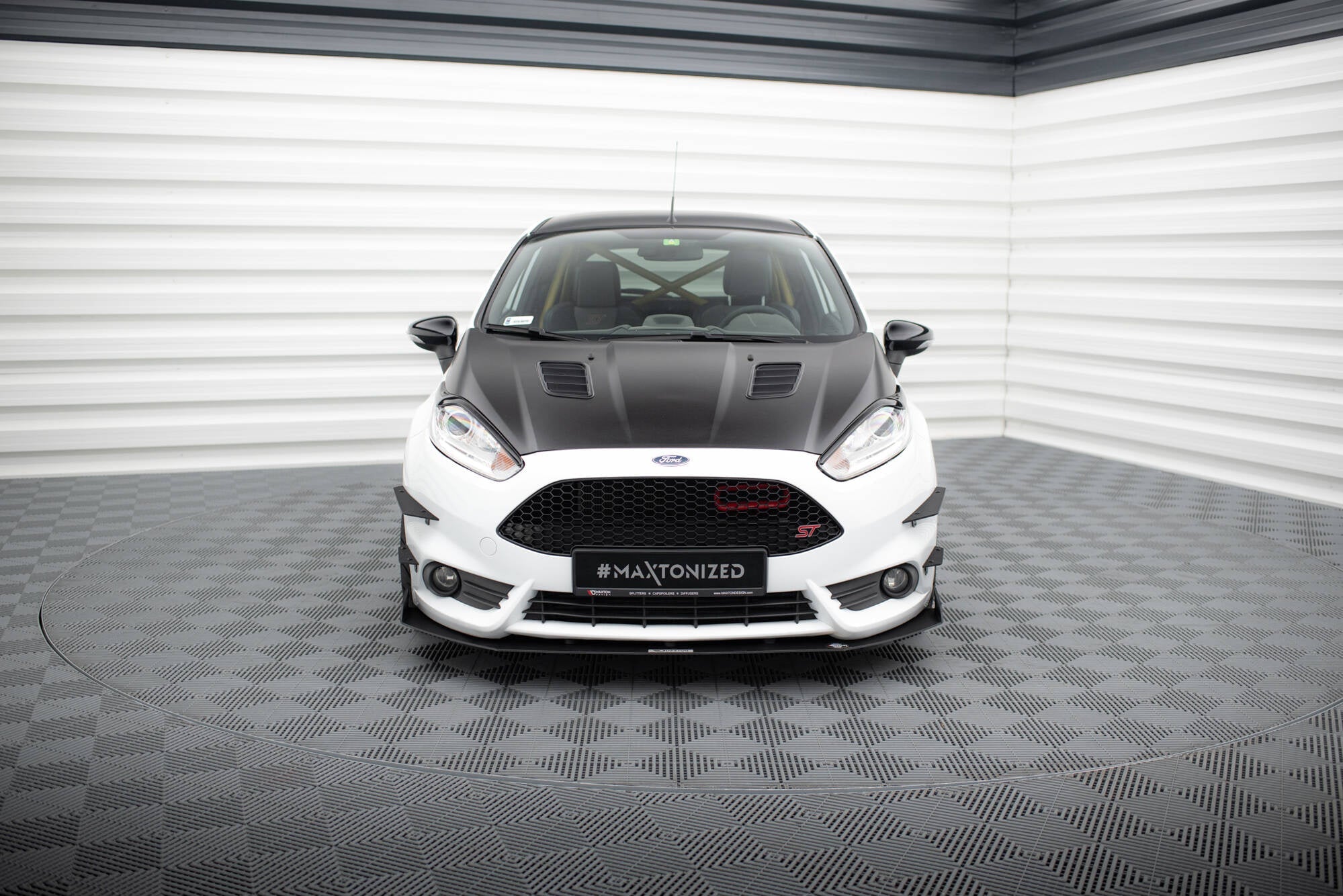 Maxton Design Splitter delantero Racing V.3 para Ford Fiesta ST Mk7 Facelift - imagen 2