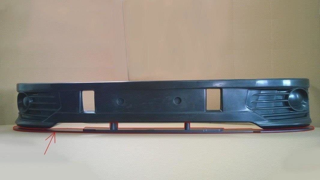 Maxton Design Front Racing Splitter para Volkswagen T5 SportLINE - imagen 3
