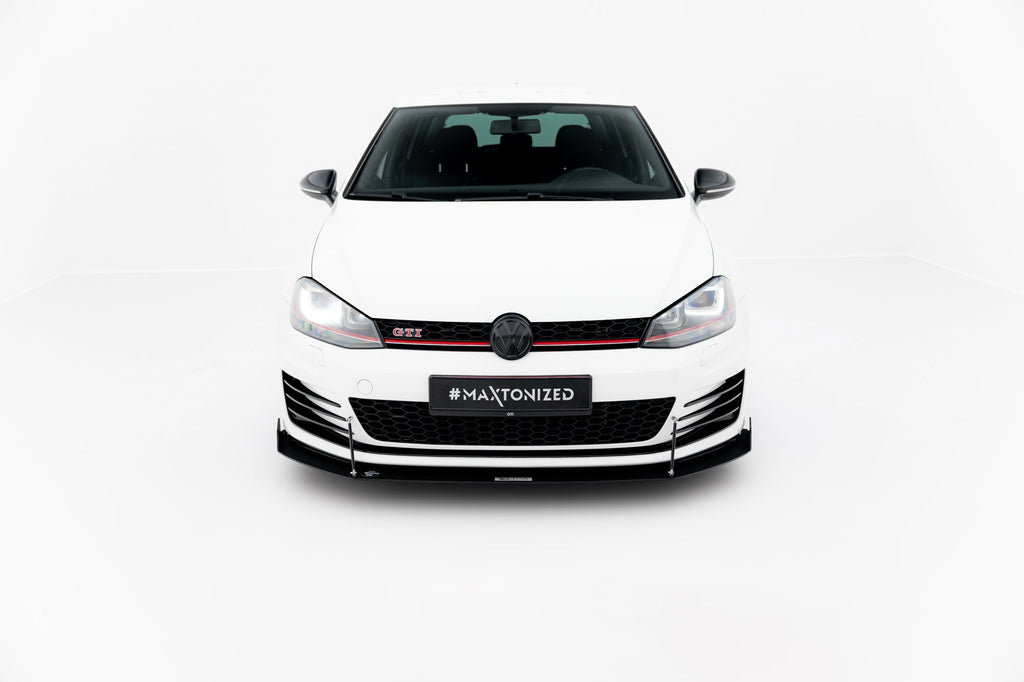 Maxton Design Front Racing Splitter para Volkswagen Golf GTI / GTD Mk7 - imagen 2