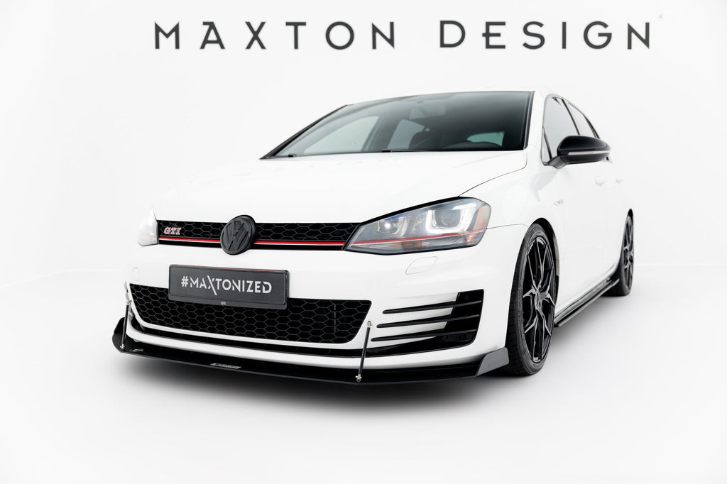 Maxton Design Front Racing Splitter para Volkswagen Golf GTI / GTD Mk7 - imagen 1