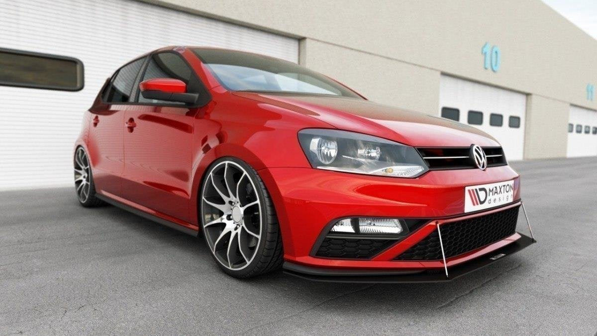 Maxton Design Front Racing Splitter para Volkswagen Polo GTI Mk5 Facelift - imagen 2