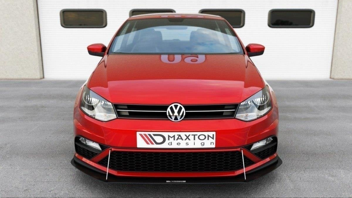 Maxton Design Front Racing Splitter para Volkswagen Polo GTI Mk5 Facelift - imagen 1