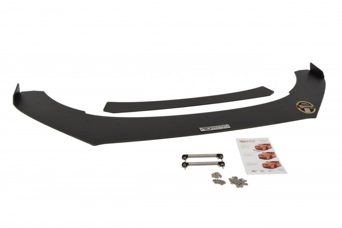 Maxton Design Front Racing Splitter (With Wings) para Volkswagen Polo GTI Mk5 Facelift - imagen 3