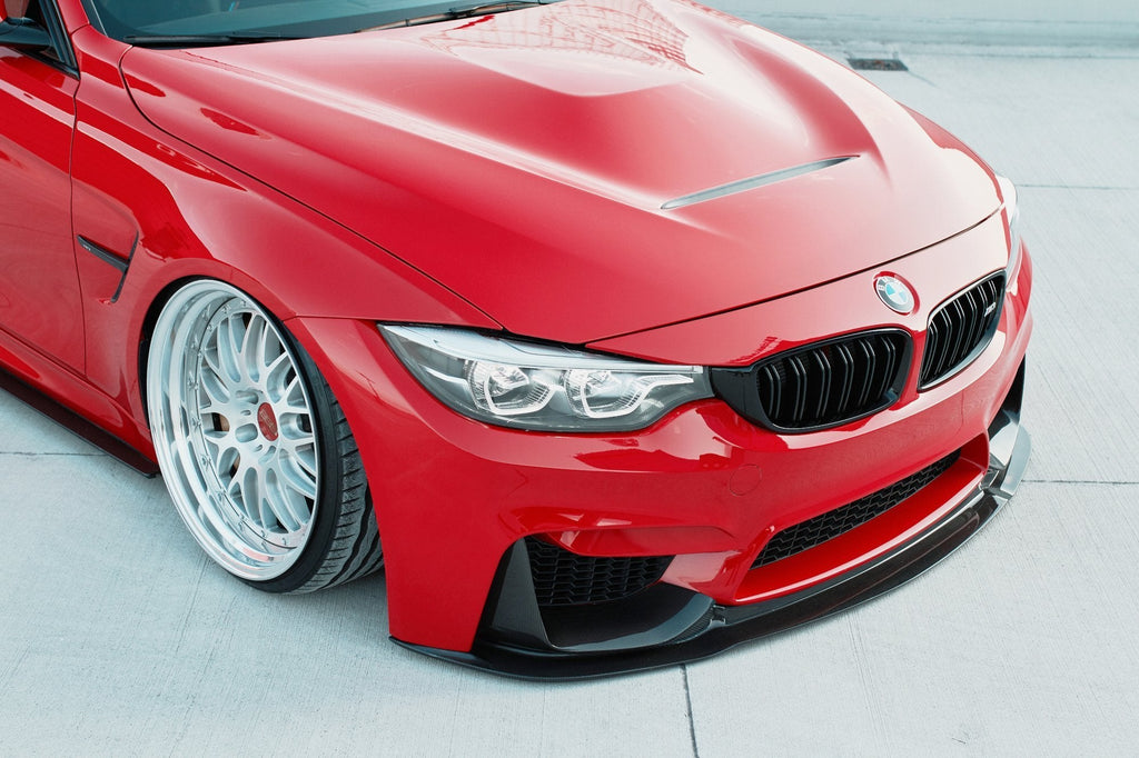 Maxton Design Splitter delantero + Frames For Side Air Intakes para BMW M3 F80 - imagen 2