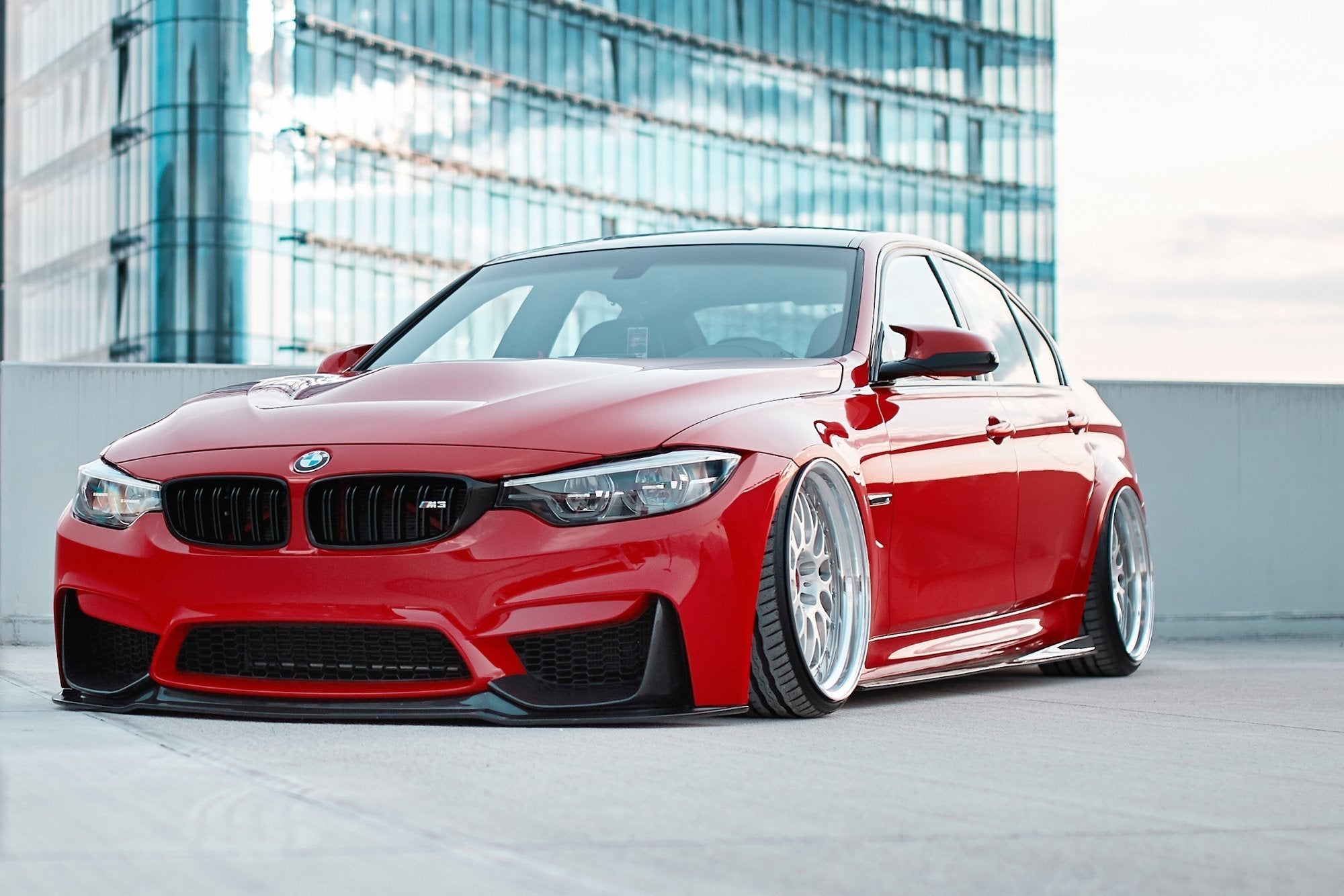 Maxton Design Splitter delantero + Frames For Side Air Intakes para BMW M3 F80 - imagen 3