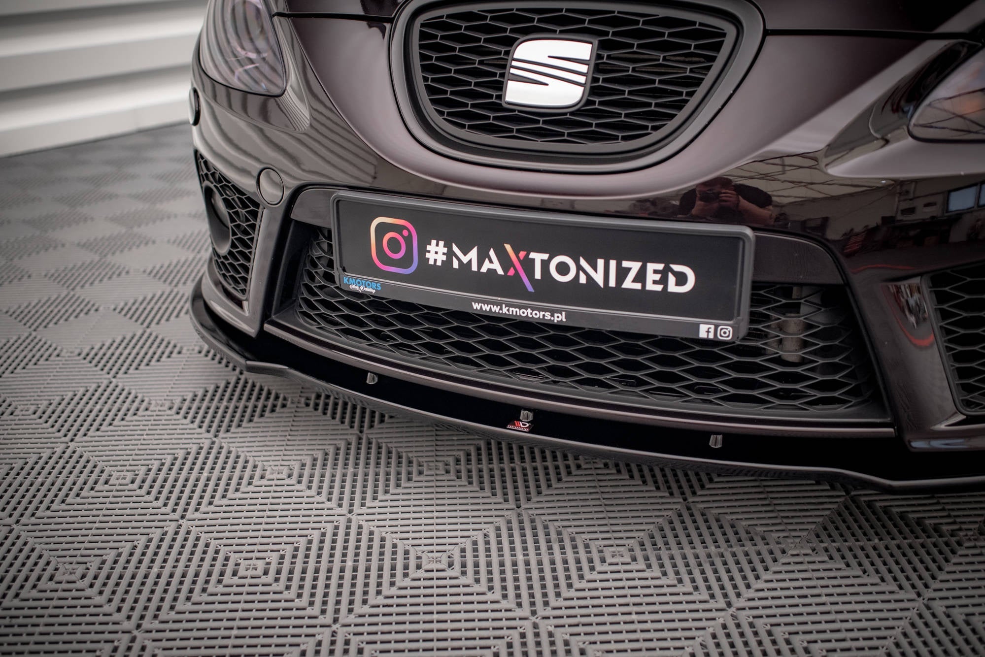 Maxton Design Splitter delantero para Seat Leon Mk2 Cupra FR - imagen 3