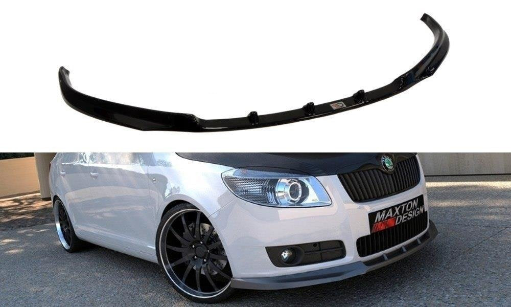Maxton Design Splitter delantero para Skoda Fabia Mk2 - imagen 1