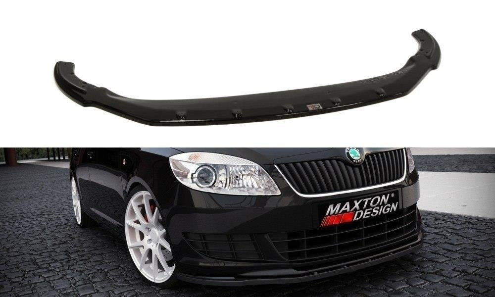 Maxton Design Splitter delantero para Skoda Fabia Mk2 Facelift - imagen 1