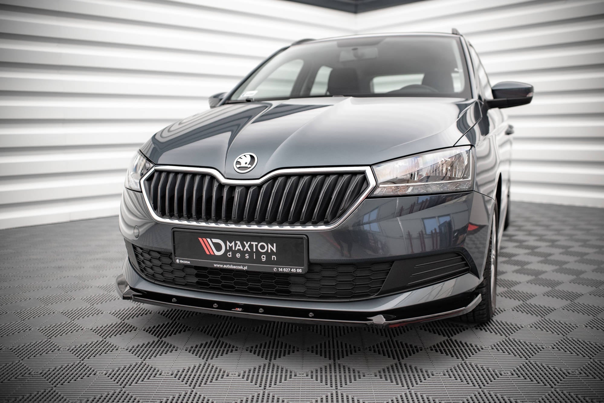 Maxton Design Splitter delantero para Skoda Fabia Mk3 Facelift - imagen 1