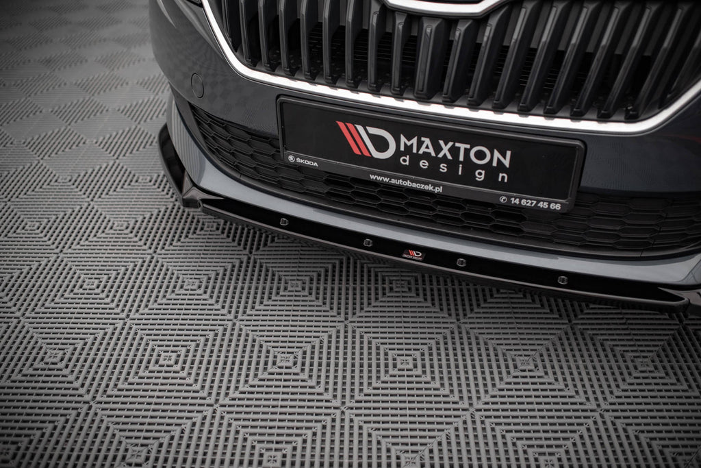 Maxton Design Splitter delantero para Skoda Fabia Mk3 Facelift - imagen 3