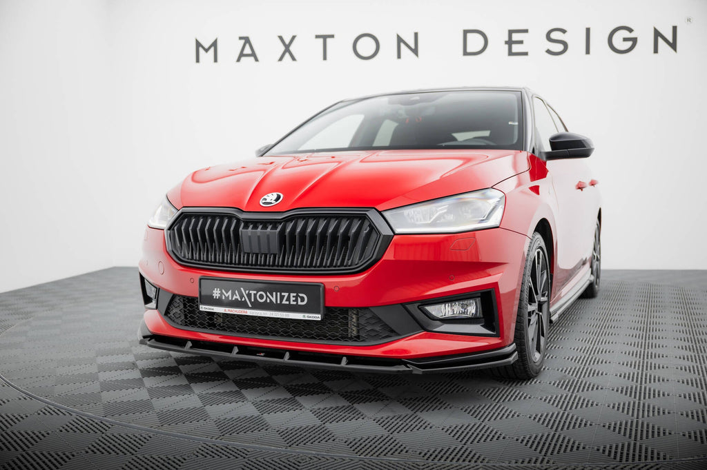 Maxton Design Splitter delantero para Skoda Fabia Monte Carlo Mk4 - imagen 1