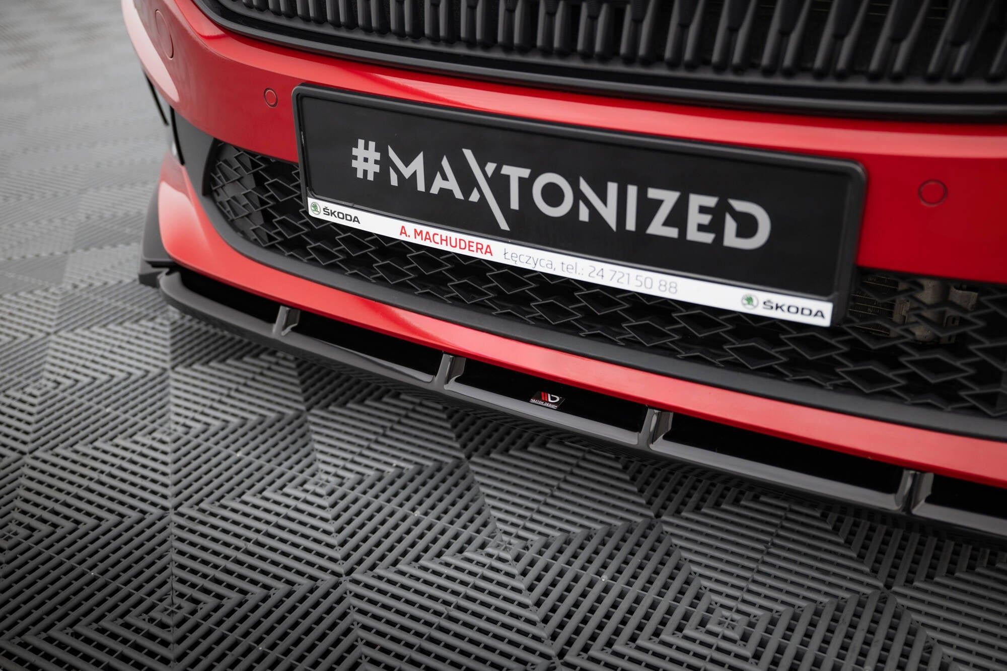 Maxton Design Splitter delantero para Skoda Fabia Monte Carlo Mk4 - imagen 3