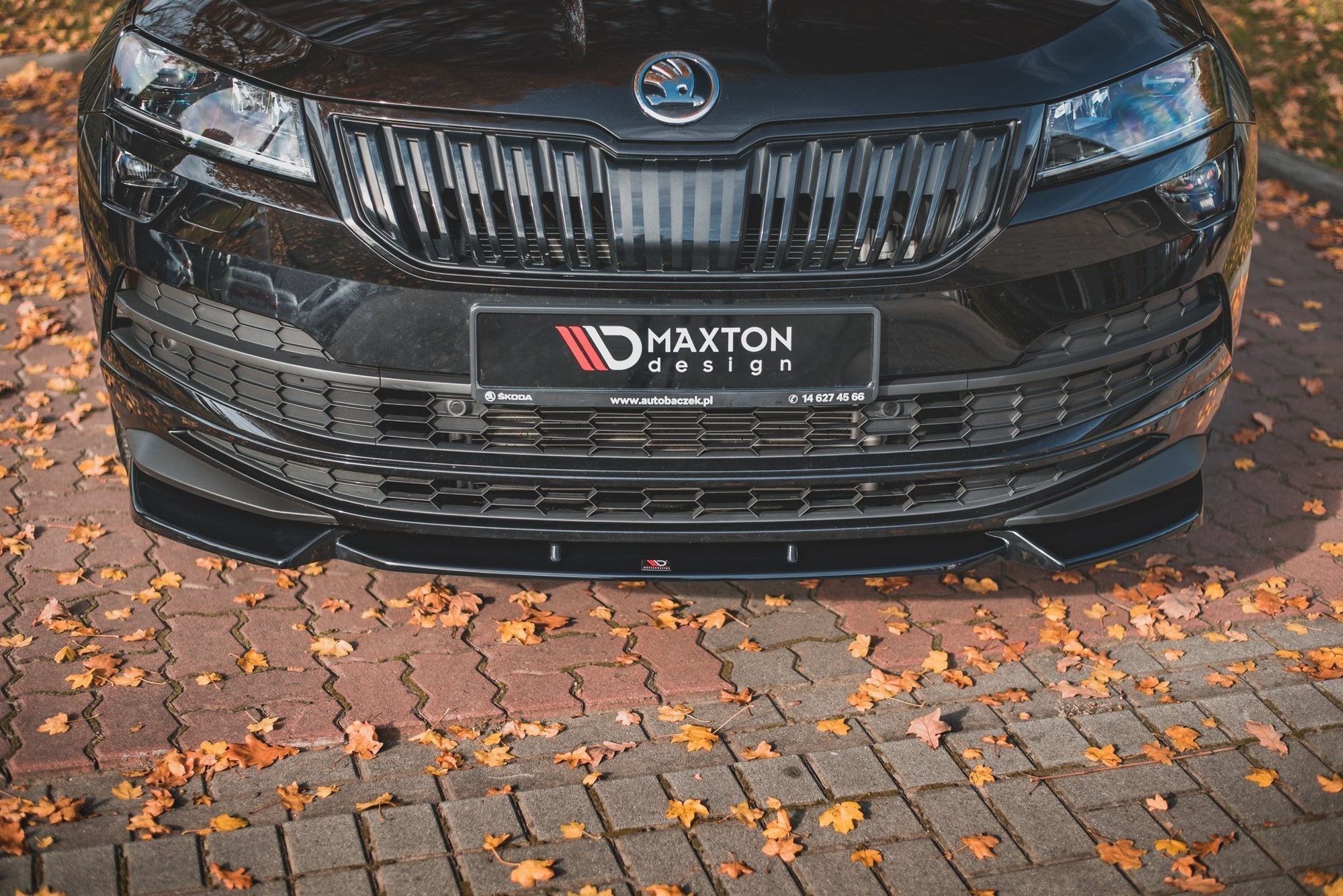 Maxton Design Splitter delantero para Skoda Karoq Sportline - imagen 3