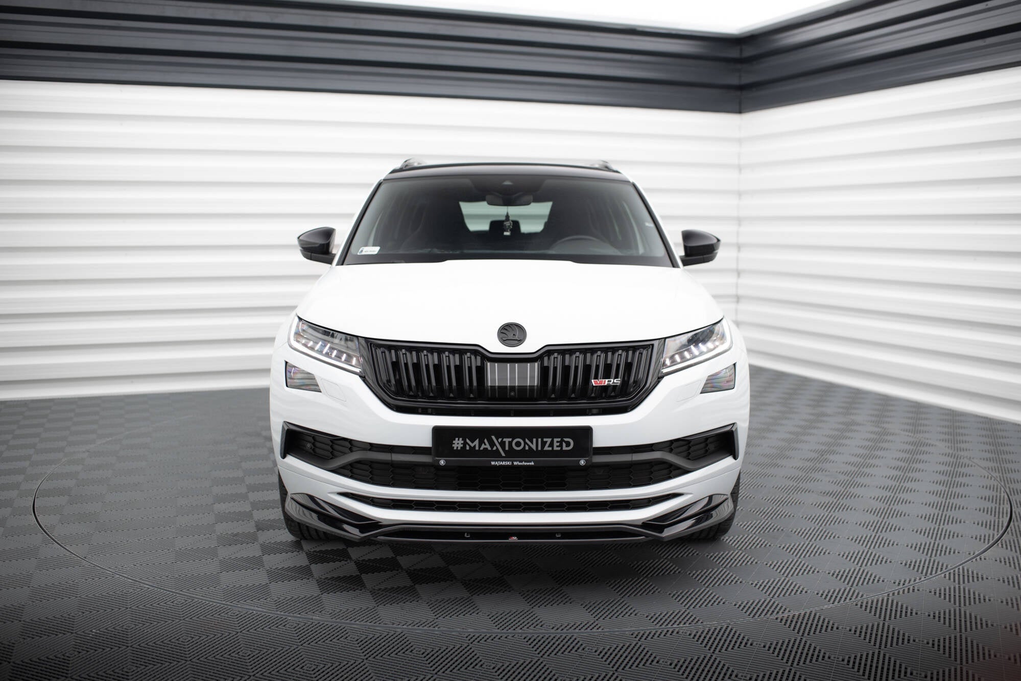 Maxton Design Splitter delantero para Skoda Kodiaq Mk1 Sportline/RS - imagen 2