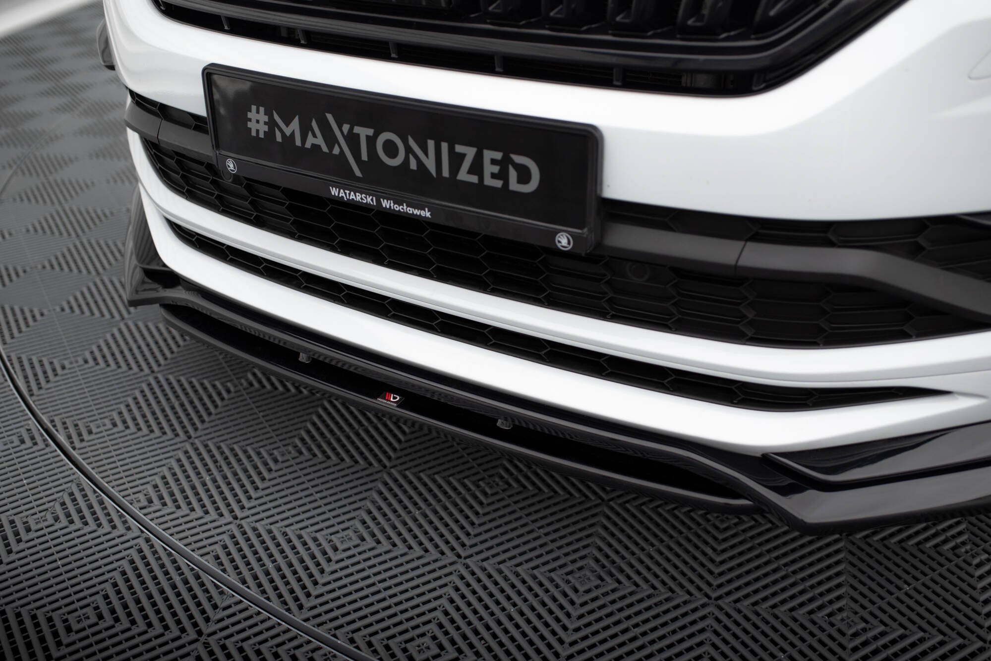 Maxton Design Splitter delantero para Skoda Kodiaq Mk1 Sportline/RS - imagen 3