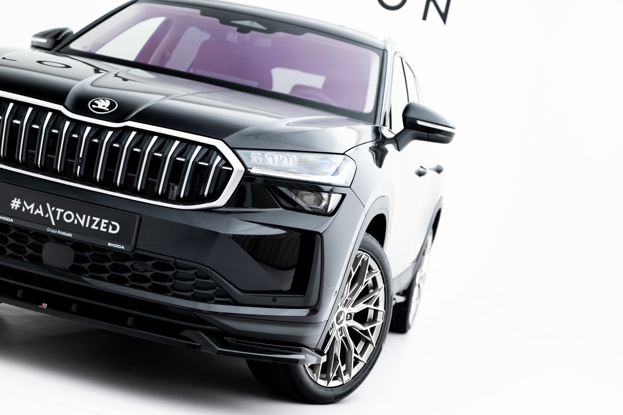 Maxton Design Splitter delantero para Skoda Kodiaq Mk2 - imagen 2