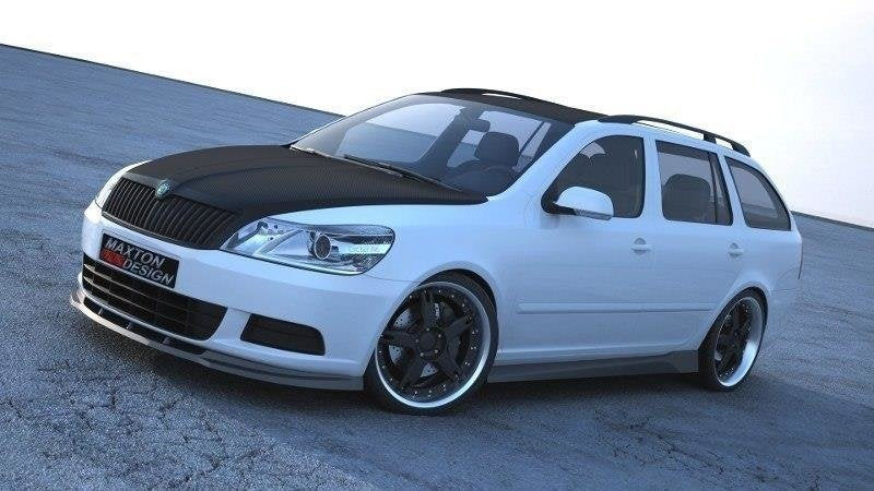 Maxton Design Splitter delantero para Skoda Octavia Mk2 Facelift - imagen 1