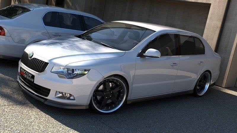 Maxton Design Splitter delantero para Skoda Superb Mk2 - imagen 1