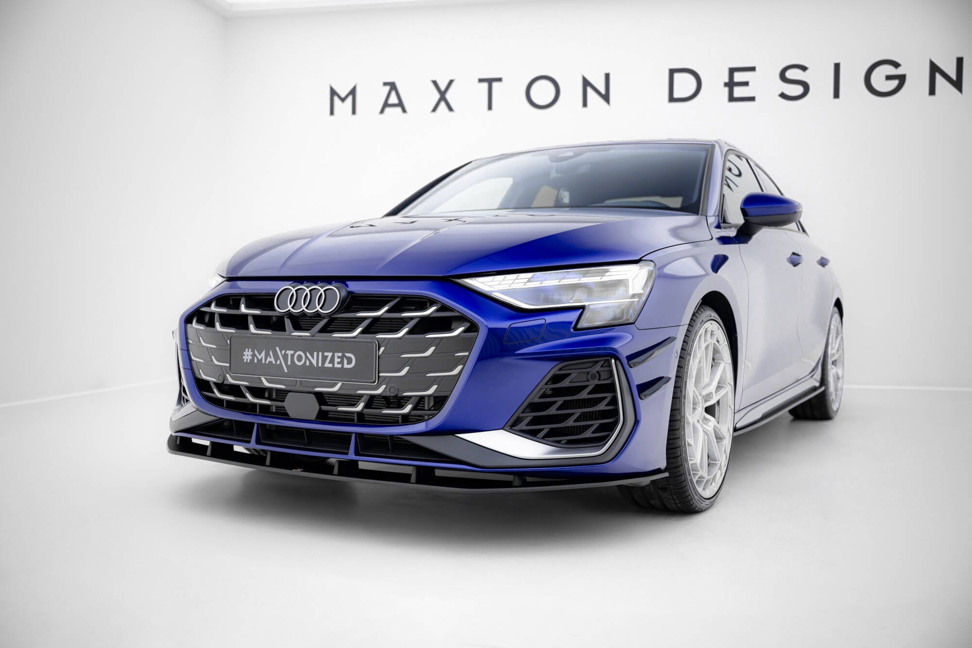 Maxton Design Street Pro Front Splitter para Audi A3 S-Line Sedan / S3 Sedan 8Y Facelift - imagen 1