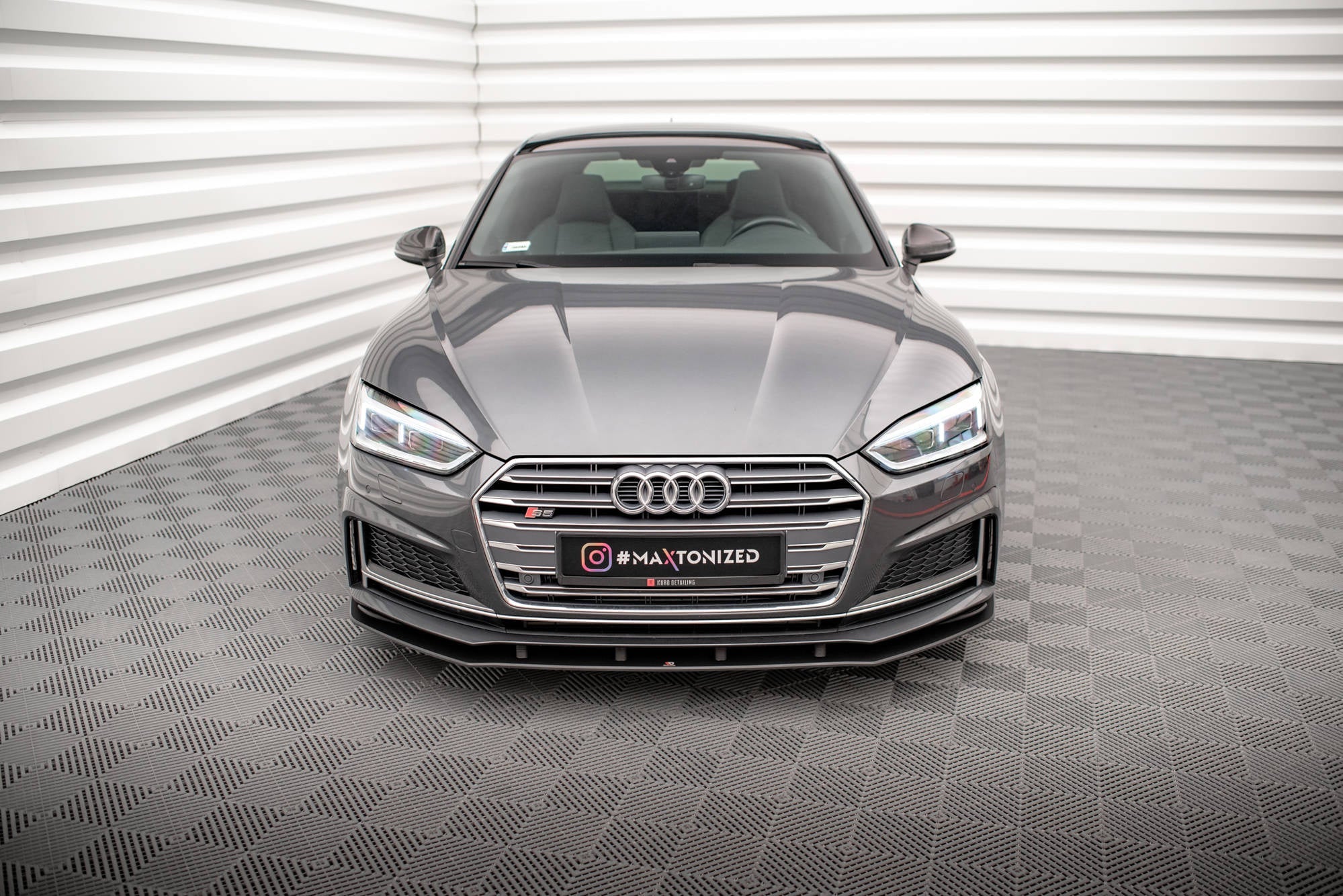 Maxton Design Street Pro Front Splitter para Audi A5 S-Line / S5 Coupe / Sportback F5 - imagen 2