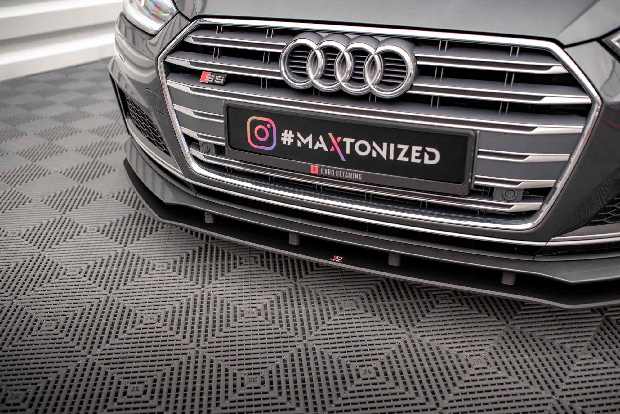 Maxton Design Street Pro Front Splitter para Audi A5 S-Line / S5 Coupe / Sportback F5 - imagen 3