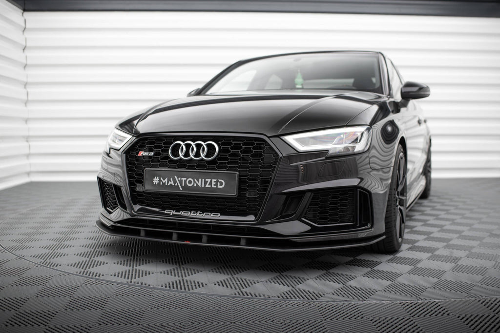 Maxton Design Street Pro Front Splitter para Audi RS3 Sedan 8V Facelift - imagen 1
