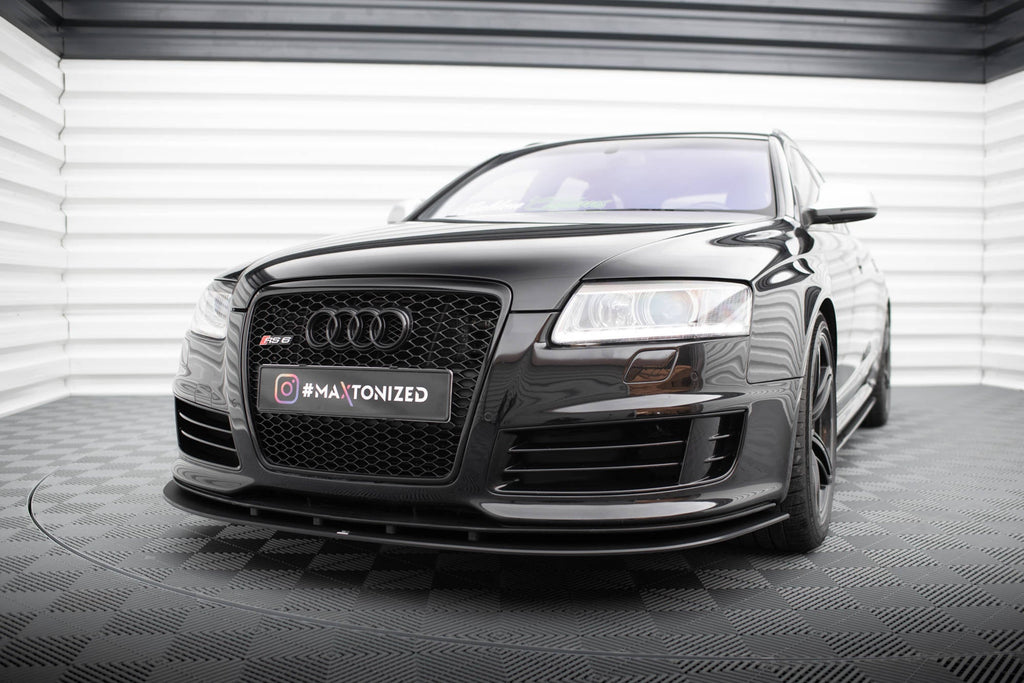 Maxton Design Street Pro Front Splitter para Audi RS6 Avant C6 - imagen 1