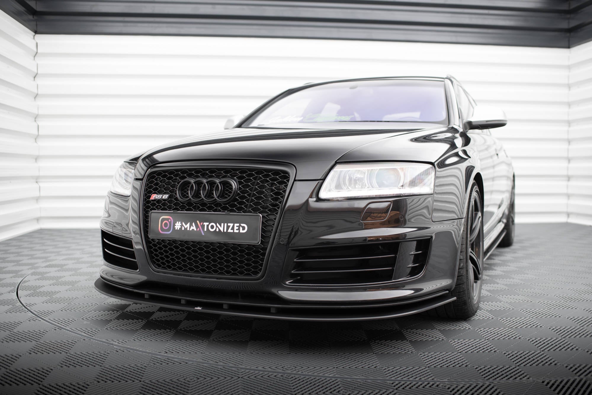 Maxton Design Street Pro Front Splitter para Audi RS6 Avant C6 - imagen 1