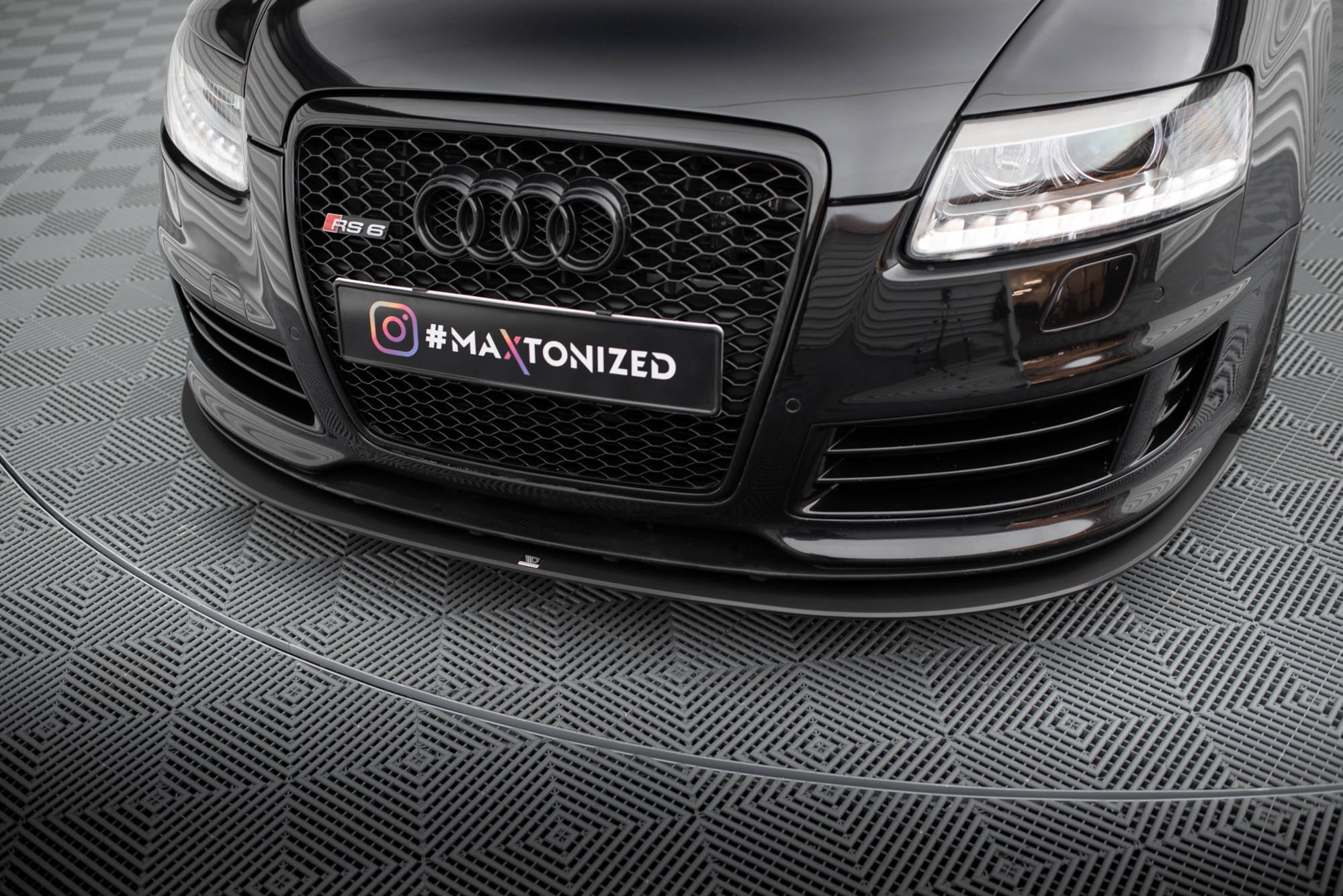 Maxton Design Street Pro Front Splitter para Audi RS6 Avant C6 - imagen 3