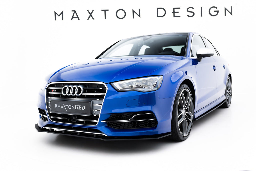 Maxton Design Street Pro Front Splitter para Audi S3 / A3 S-Line Sedan 8V - imagen 1