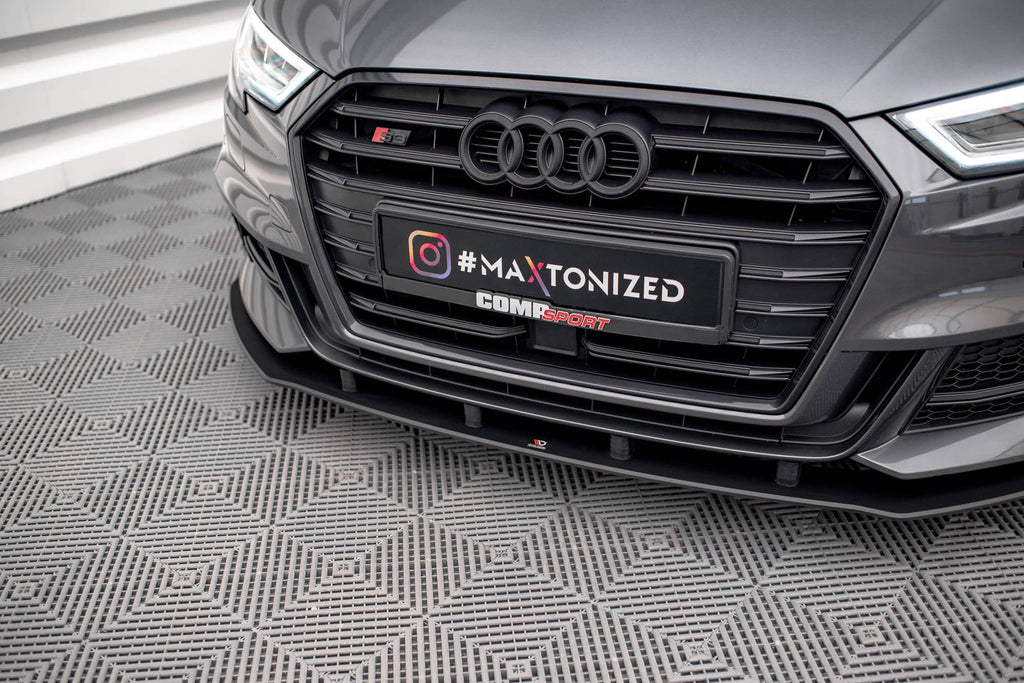 Maxton Design Street Pro Front Splitter para Audi S3 / A3 S-Line Sportback 8V Facelift - imagen 3