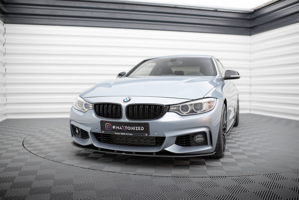 Maxton Design Street Pro Front Splitter para BMW 4 Coupe / Gran Coupe / Cabrio M-Pack F32 / F36 / F33 - imagen 1