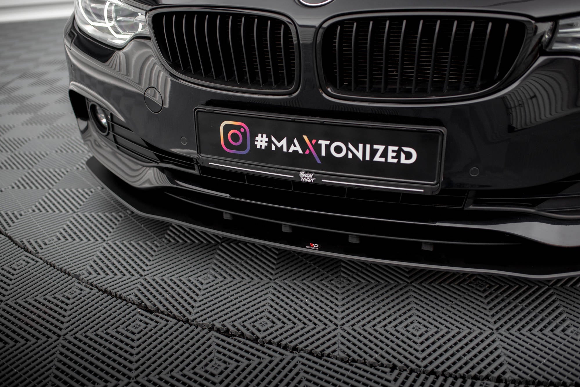 Maxton Design Street Pro Front Splitter para BMW 4 Gran Coupe F36 - imagen 2