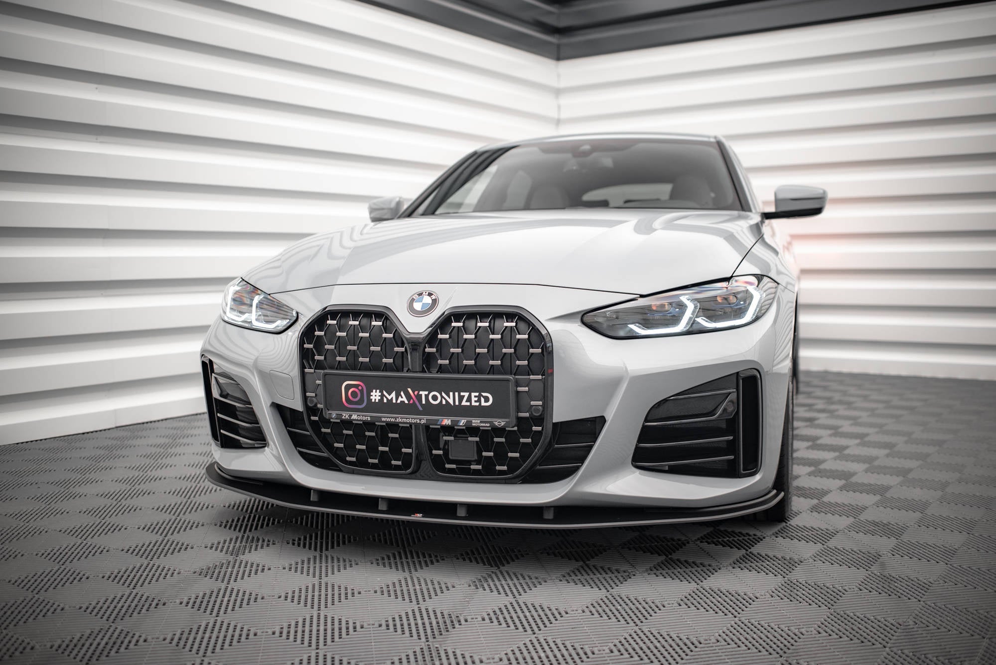 Maxton Design Street Pro Front Splitter para BMW 4 Gran Coupe M-Pack G26 - imagen 1