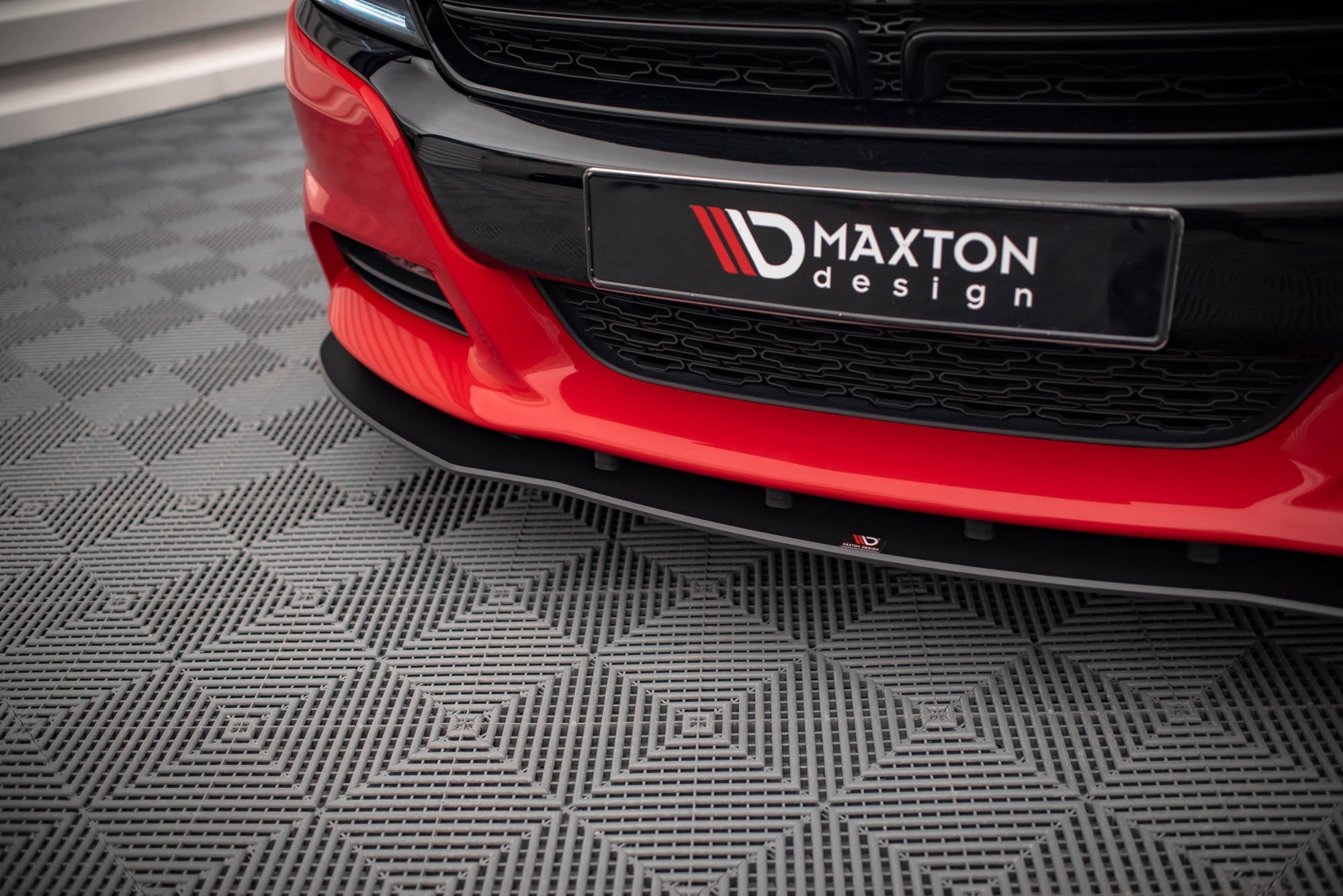 Maxton Design Street Pro Front Splitter para Dodge Charger RT Mk7 Facelift - imagen 3
