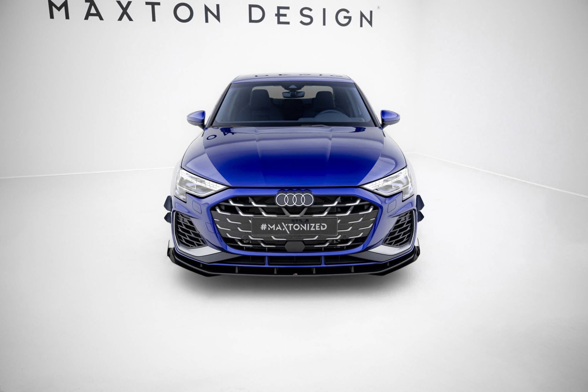 Maxton Design Street Pro Front Splitter + Flaps para Audi A3 S-Line Sedan / S3 Sedan 8Y Facelift - imagen 2