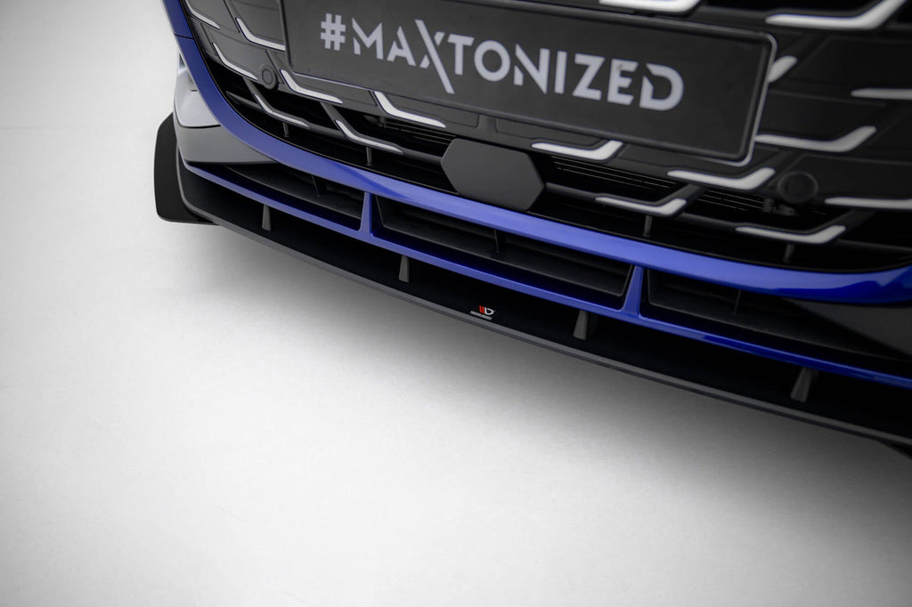 Maxton Design Street Pro Front Splitter + Flaps para Audi A3 S-Line Sedan / S3 Sedan 8Y Facelift - imagen 3