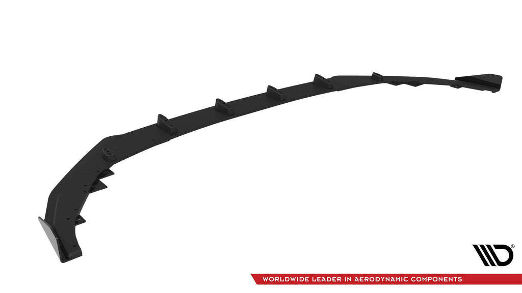 Maxton Design Street Pro Front Splitter V.1 + Flaps para Audi S3 Sportback / A3 S-line Sportback 8Y Facelift - imagen 6