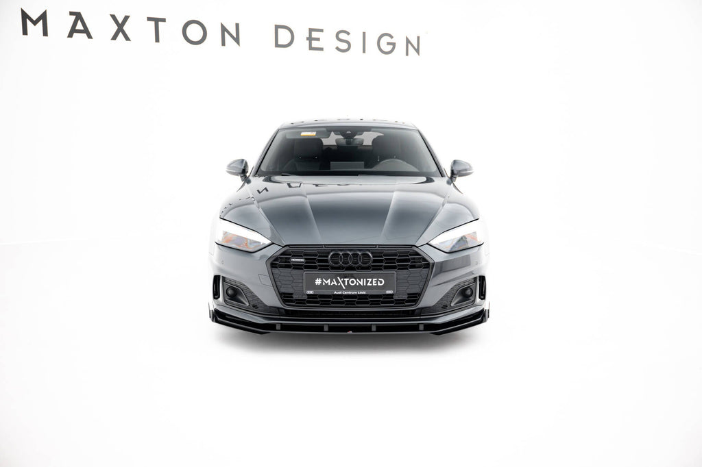 Maxton Design Street Pro Front Splitter + Flaps para Audi A5 F5 Facelift - imagen 3