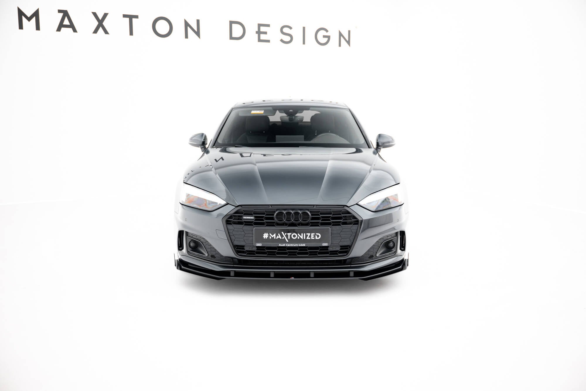 Maxton Design Street Pro Front Splitter + Flaps para Audi A5 F5 Facelift - imagen 3