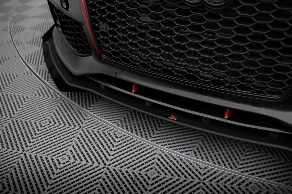 Maxton Design Street Pro Front Splitter + Flaps para Audi A7 RS7 LOOK C7 - imagen 3