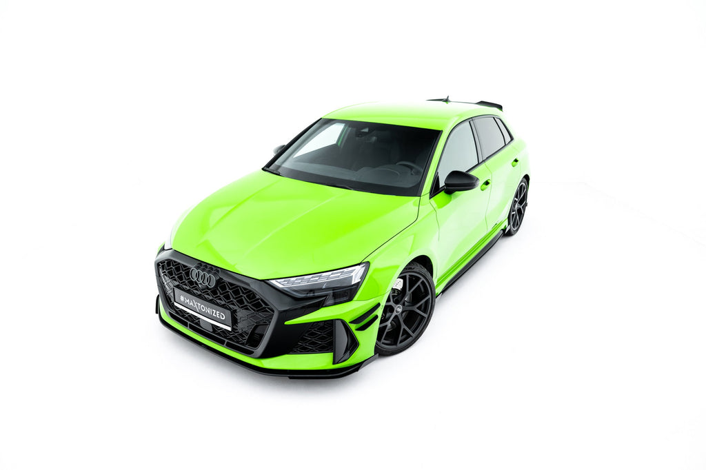 Maxton Design Street Pro Front Splitter + Flaps para Audi RS3 Sportback 8Y Facelift - imagen 1